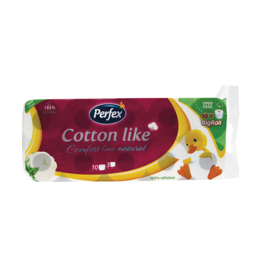 TOALET PAPIR COTTON COMFORT NATURAL10/1